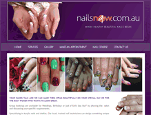 Tablet Screenshot of nailsnow.com.au